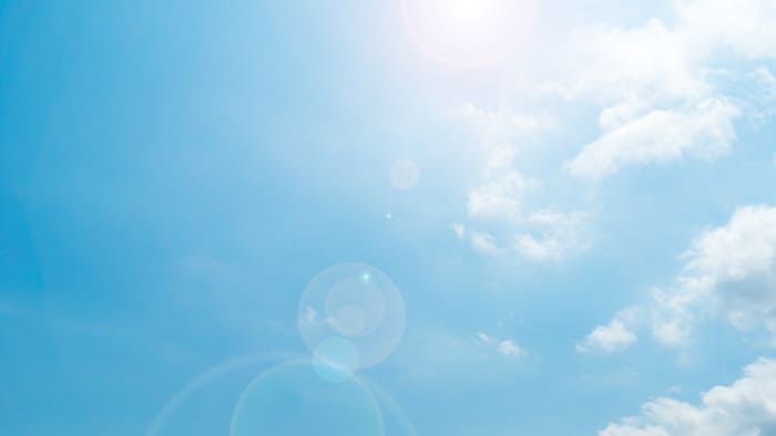 晴天の空
